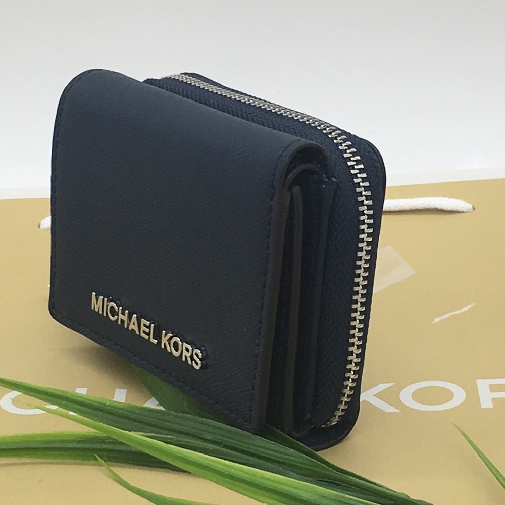 MICHAEL KORS SM MF ZA WALLET NAVY 35H9GTVZ5L - Picture 3 of 8